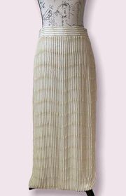 New ASOS Edition Embellished Pearl Midi Skirt Ivory Zip Beaded UK 8 US 4 NWT