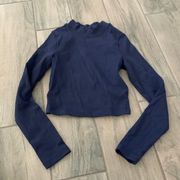 Koral navy ribbed long sleeve