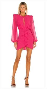 NBD Arijana Mini Dress in Hot Pink