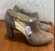 Naturalizer Neutral Gray Leather Pumps Booties