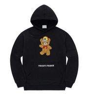 Teddy Fresh Chenille Teddy Bear Hoodie size Medium