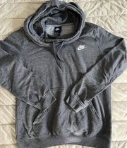 Gray Nike Scuba Hoodie - Size M