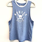 Oakley Blue Skull Workout Tank Small