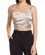 Tie Strap Cropped Tank