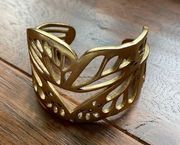 Lucky Brand Gold Butterfly Cuff Bracelet