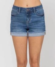 Judy Blue mid rise jean shorts size 1XLarge .