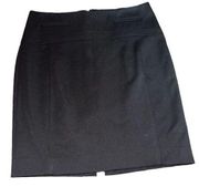 EXPRESS Women's Black Pencil Skirt Size 4 Knee Length Lined Pockets Stretch