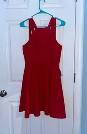 NWT royal red hoco dress