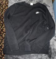 Nike Crewneck Sweatshirt in Black