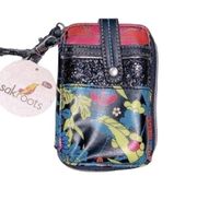 Sak roots floral wallet wristlet new with tags