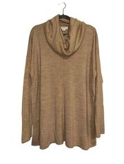 Jaclyn Smith Mockneck Tunic Sweater Blouse Size XXL