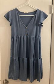 Blue Women’s Flowy Dress