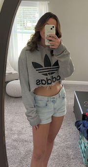 Adidas Cropped Hoodie