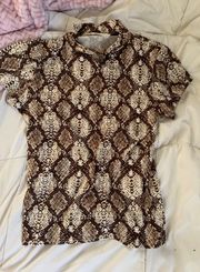 Snake Skin Shirt