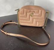 Jimmy Choo Varenne Leather Crossbody Camera Bag Light Pink Women’s