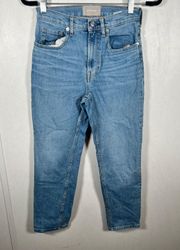 High Rise Straight Leg Ankle Jeans Size 26 Women