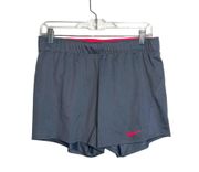 Nike Dry Attack Training Dri-fit Gray & Pink 4.5” Athletic Shorts