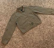 Sanctuary army green utility jacket