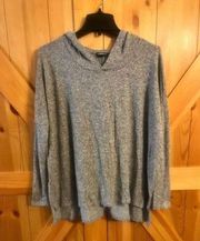 Express light weight oversized hoodie heather gray xs/s