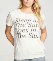 NWT Chaser Sleep in the Sun Toes in the Sand Tee T-Shirt Size Small S NEW