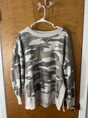 Camo Crewneck