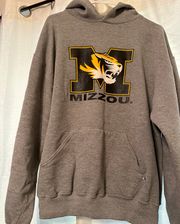 Gray Mizzou Hoodie