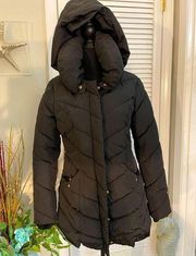 Steve Madden Black Puffer Coat