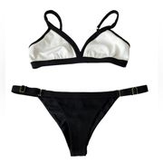 Presley Adjustable Ribbed Bikini Swimsuit Set