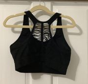 Black pro fit sports bra size medium 