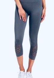 One 5 One Steel Blue Cutout Detail Leggings Size SIM