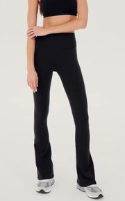 Raquel Black Flared Leggings