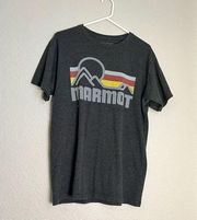 MARMOT X THREAD coastal short sleeve tee shirt size medium heathered gray