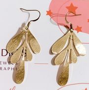 Gold Lead Earrings 