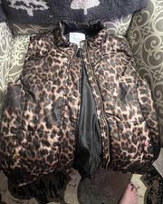 Cheetah Print Vest 