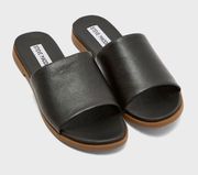 Karolyn Black Slide On Sandals