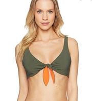 NWT Tory Burch Biarritz Reversible Bikini Top Sz S