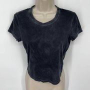 Cotton Citizen NEW Women's Standard Baby Tee Short Sleeves Size M Vintage Black