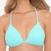 Salt + Cove NEW No-Wire Bikini Top Swim Bra Womens sz Large Pastel Teal Mint NWT