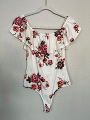 Floral Off The Shoulder Bodysuit