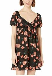 NEW Jack By BB Dakota Pretty in Poppies Tie Dress