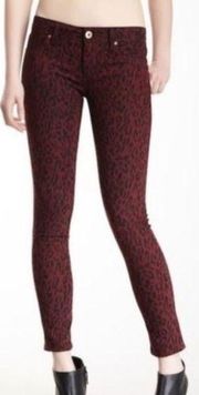 DL1961 Emma Minx Animal Print Legging Jeans