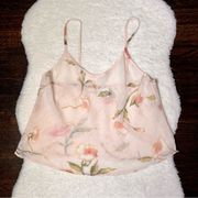 Vintage Secret Treasures Floral Sheer Cami