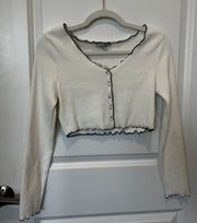 Long Sleeve Crop Top