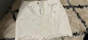White  jean Skirt