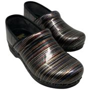 Pro XP Women's Size 40 EU/9.5-10 US Clogs Multicolored Patent Leather