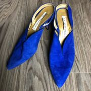 Via Spiga suede pointy toe heels made in‎ Italy