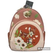 Disney Bambi Thumper & Bambi Watercolor Portrait Convertible Mini Backpack