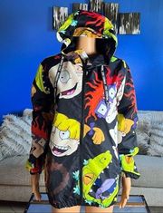 Members Only Nickelodeon Rugrats Hoodie Jacket Small