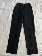 Design Black Linen/Cotton Pants