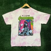 Goosebumps The Haunted School tiedye Tshirt size medium